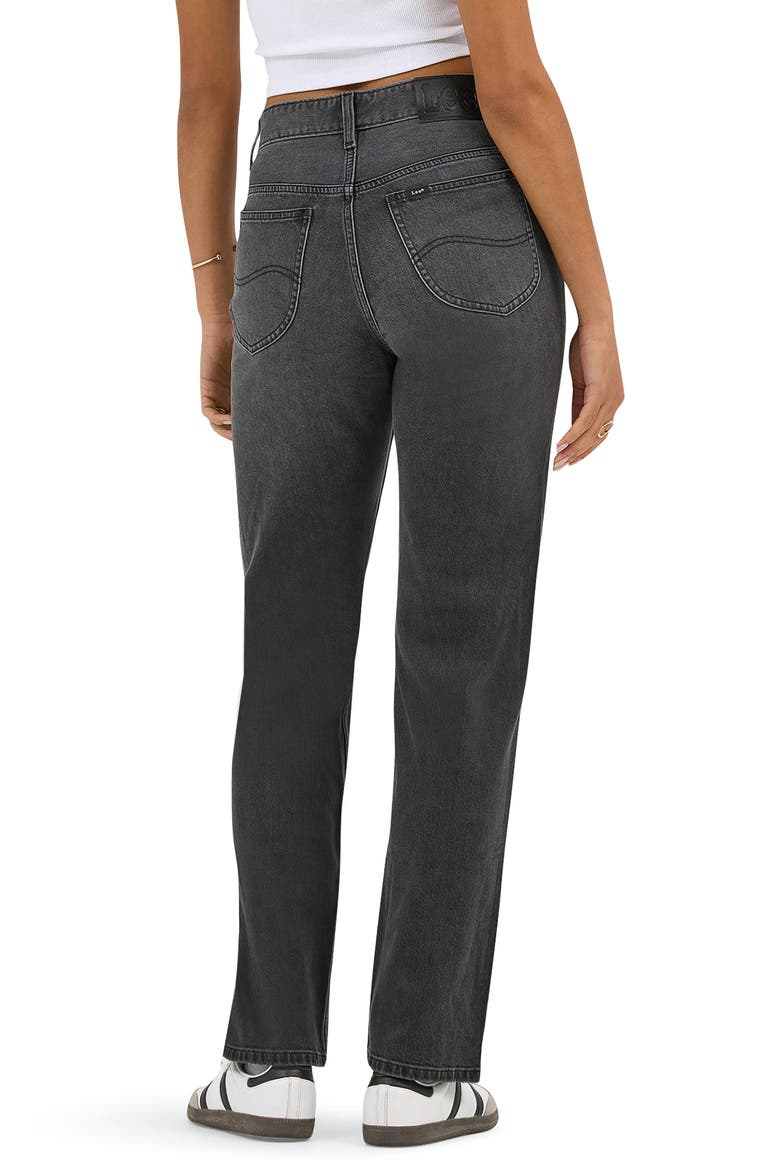 Rider High Waist Straight Leg Jeans, Alternate, color, NIGHT RAYS