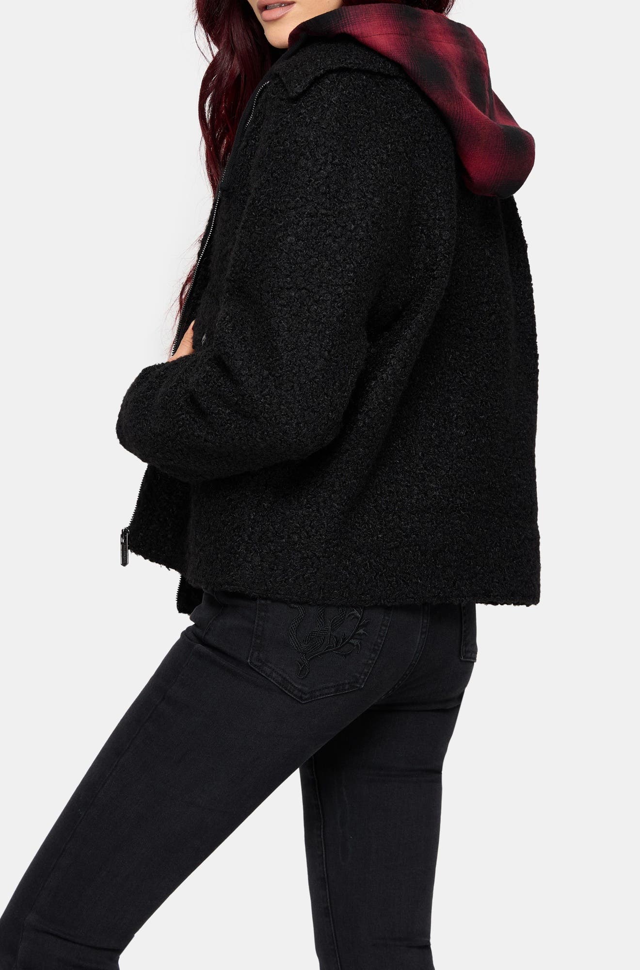 Disturbia Cicely Hood Shacket (Women) | Nordstrom