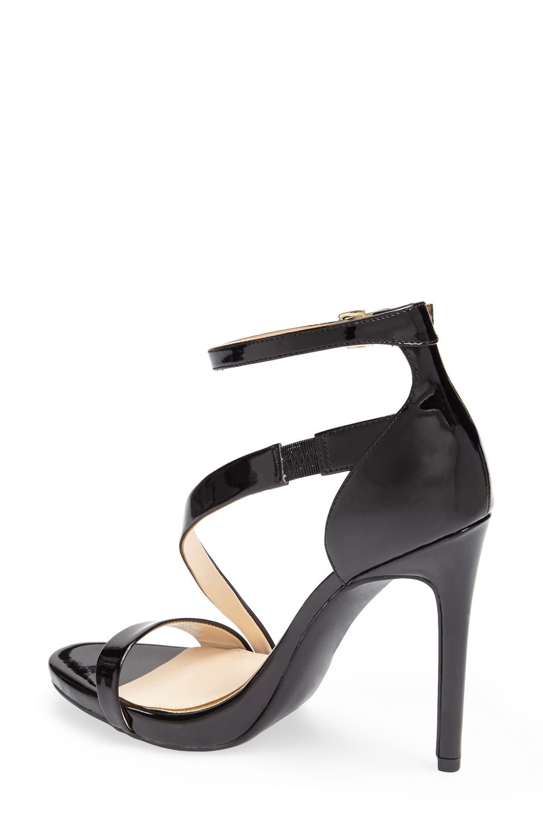 Jessica Simpson 'Rayli' Patent Ankle Strap Sandal, Alternate, color, 