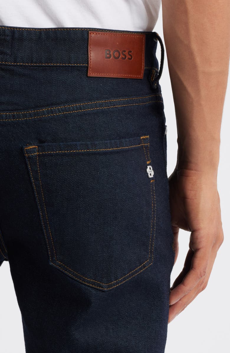 BOSS Ogden Straight Leg Jeans, Alternate, color, Navy