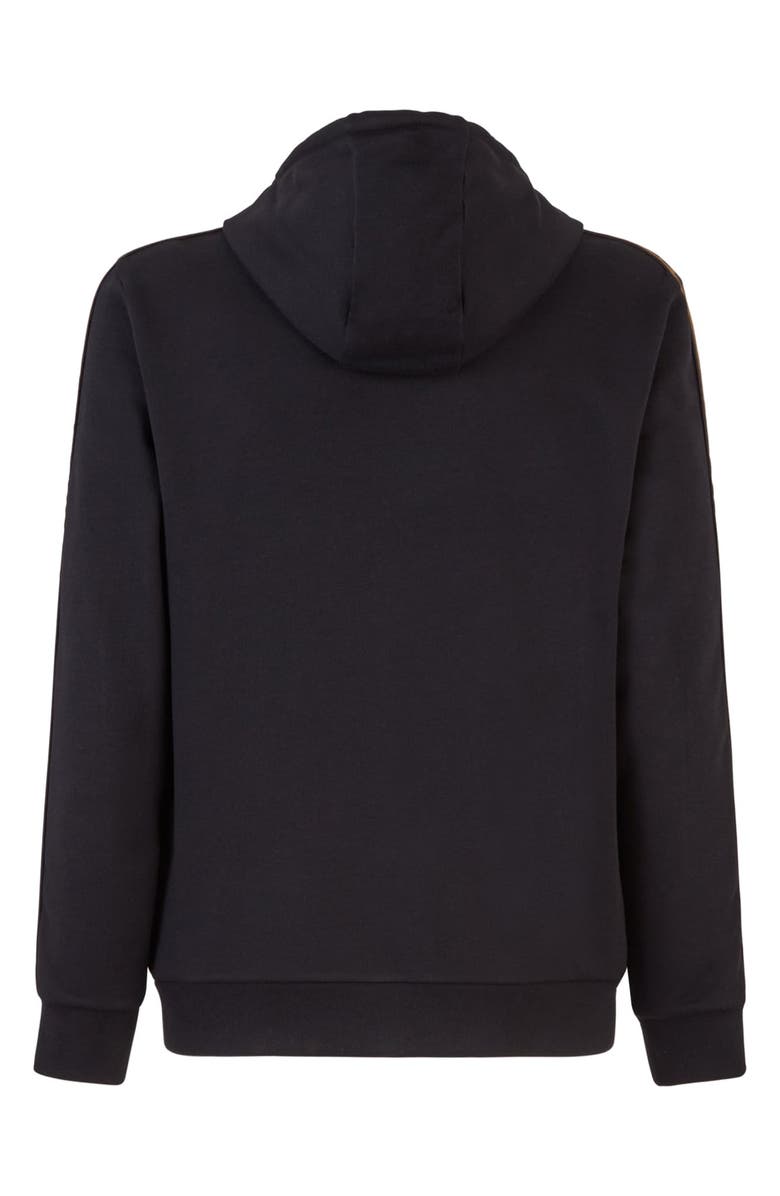 Fendi Taped FF Motif Hooded Sweatshirt, Alternate, color,