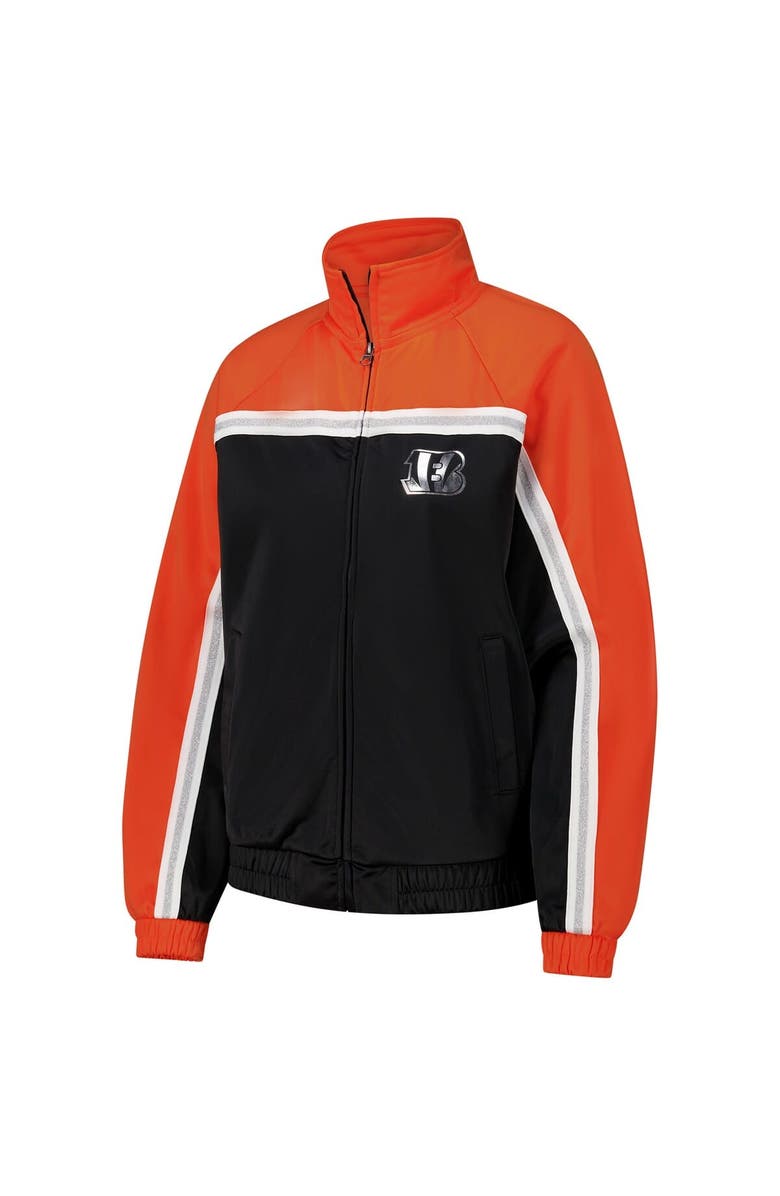 G-III 4HER BY CARL BANKS Women's G-III 4Her by Carl Banks Black Cincinnati Bengals Post Game Full-Zip Track Jacket, Alternate, color, Black