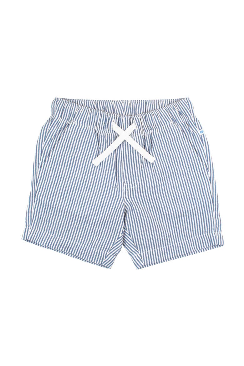 Boys Pull-on Shorts, Main, color, Classic Blue Seersucker
