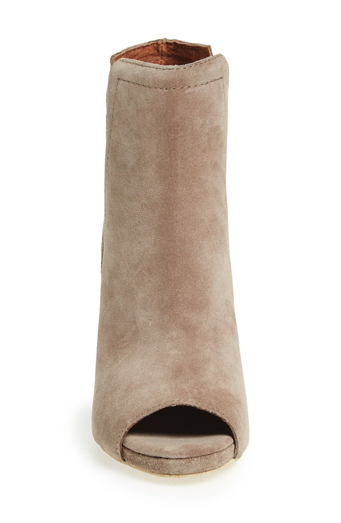 Jeffrey Campbell 'Oath' Peep Toe Platform Bootie, Alternate, color, 