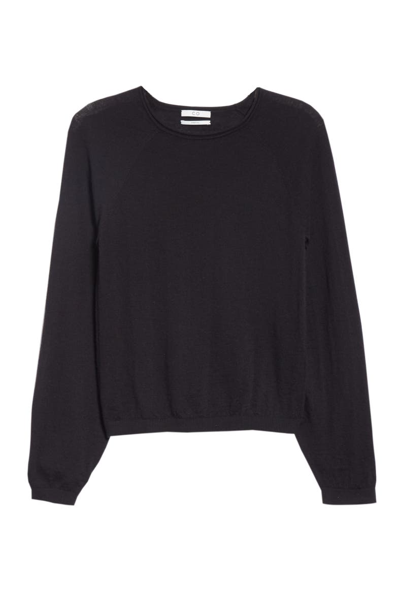 Essentials Cashmere Sweater, Alternate, color, BLACK