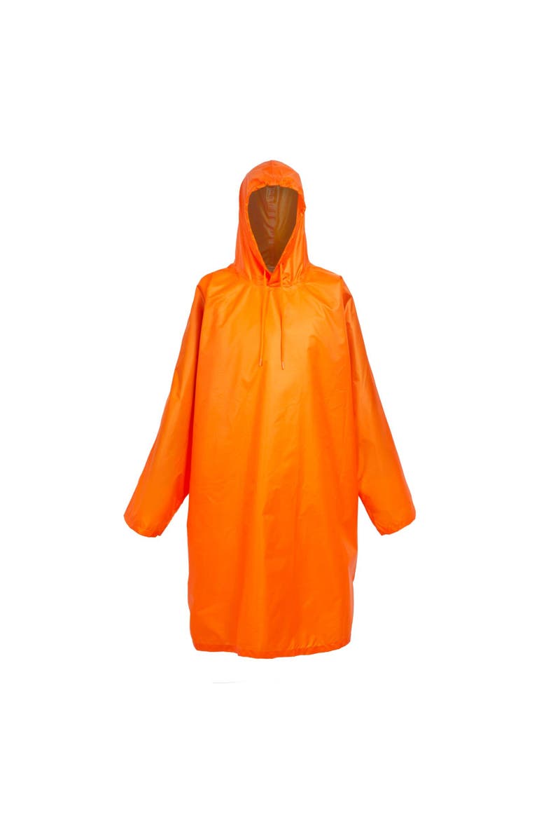 Fedrik Waterproof Poncho, Main, color, Persimmon