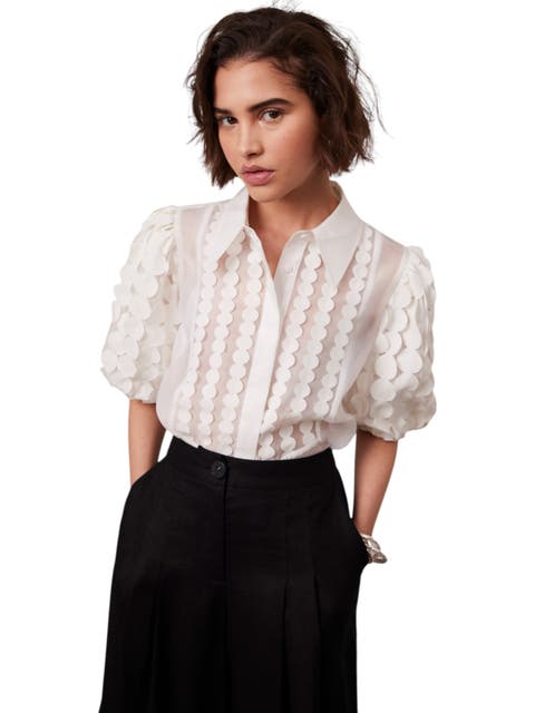 Applique Organza Shirt