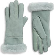 UGG® Seamed Touchscreen Compatible Genuine Shearling Gloves
