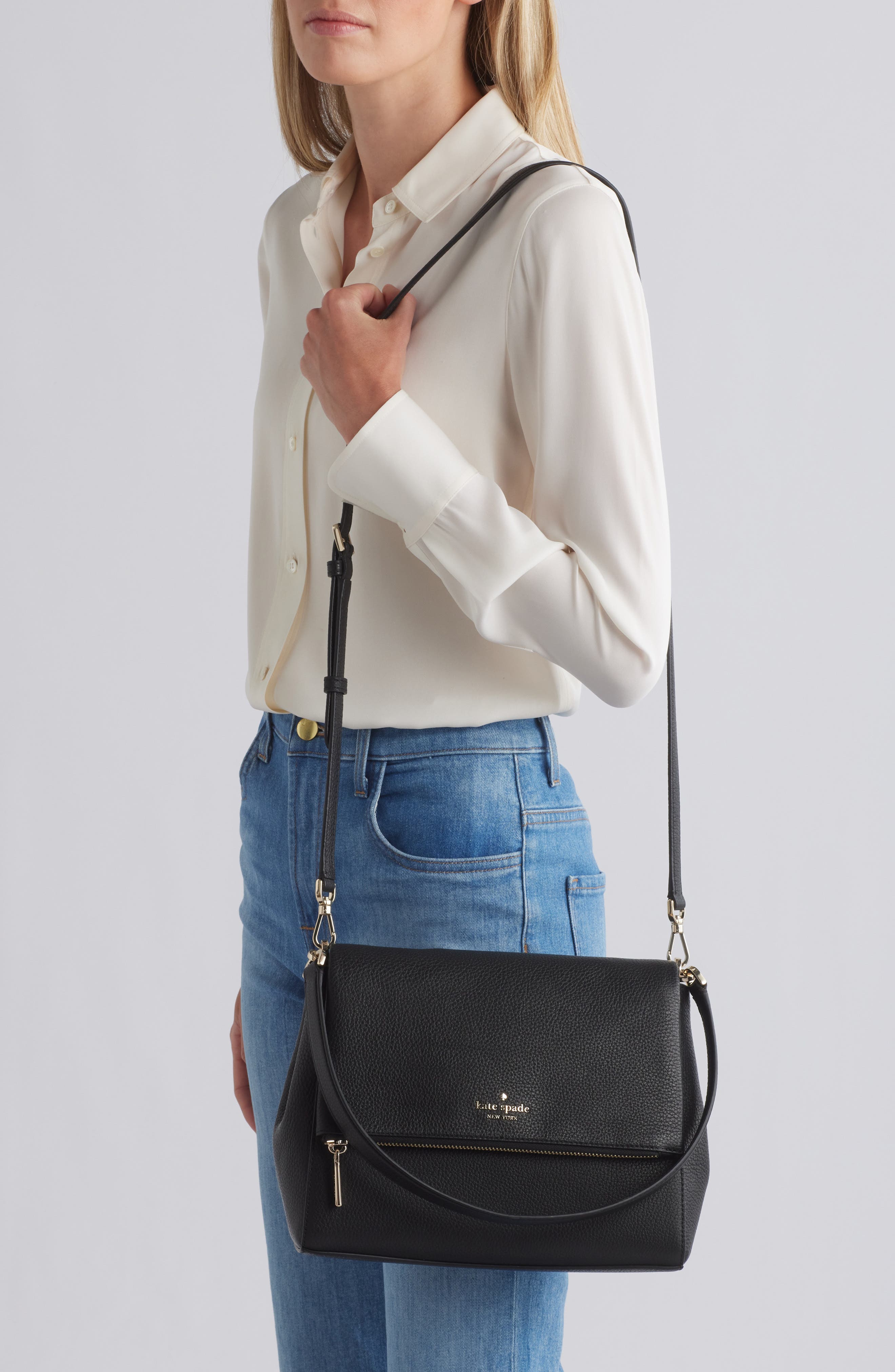 Kate Spade New York leila medium convertible shoulder bag, Alternate, color, 