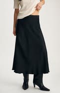 Mavi Jeans Satin Midi Skirt