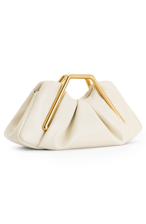 Jw Pei Lila Metal Frame Clutch Bag In White