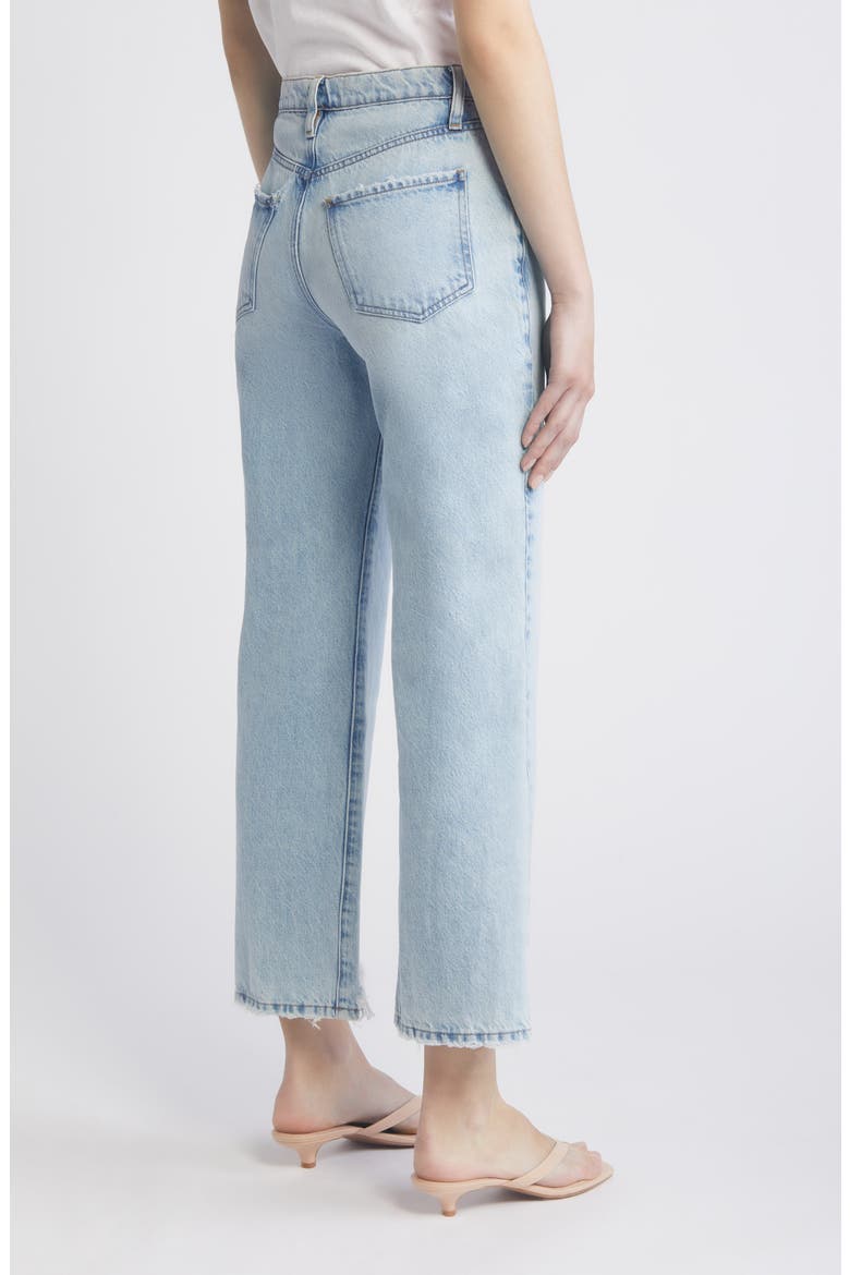 Le Jane Chew Hem Crop Wide Leg Jeans, Alternate, color, FIZZ INDIGO