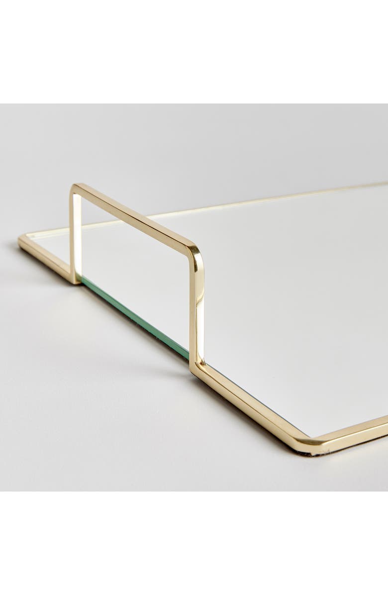 Napa Home & Garden Covina Decorative Tray Large, Alternate, color, Silver