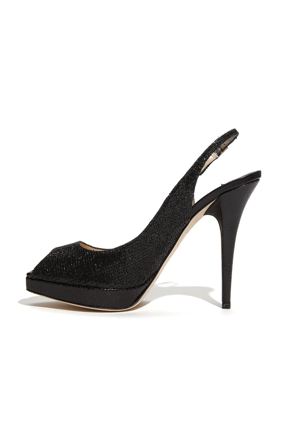 Jimmy Choo 'Clue' Glitter Slingback Pump, Alternate, color, 