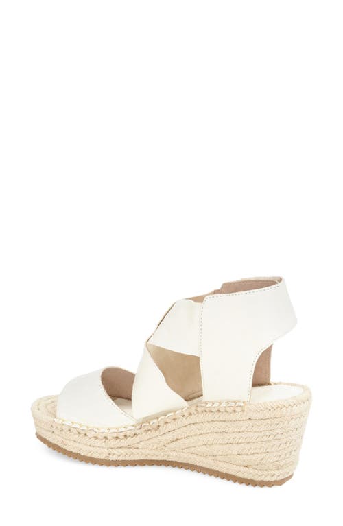 Eileen Fisher 'willow' Espadrille Wedge Sandal In White