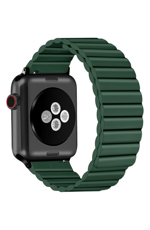 The Posh Tech Silicone Apple Watch® Watchband In Green