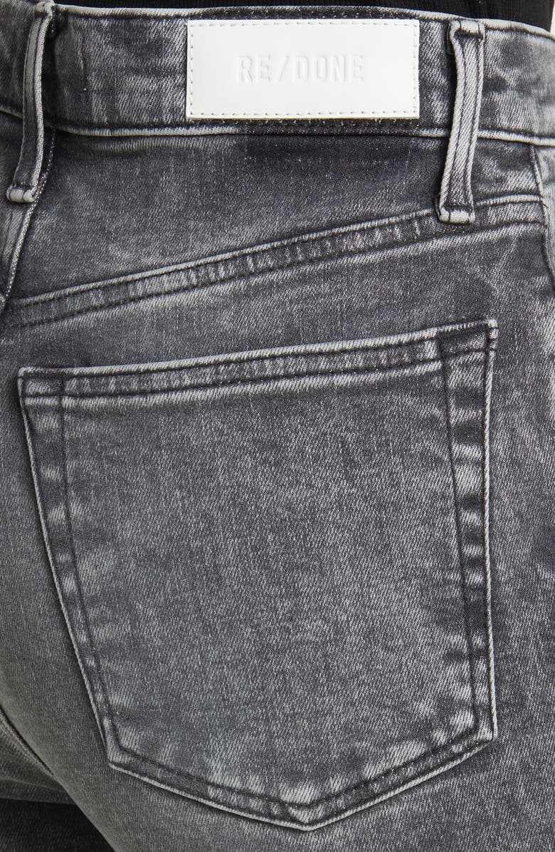 Re/Done '70s Ultra High Waist Stove Pipe Jeans, Alternate, color, 