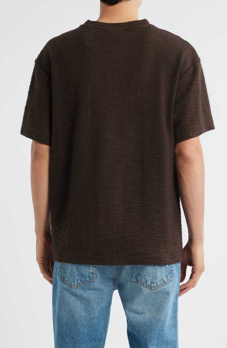 NN07 Nat 3520 Organic Cotton Blend Bouclé T-Shirt, Alternate, color, Demitasse