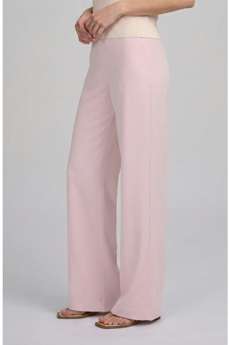 Woven Pant With Button, Alternate, color, LIGHT PINK