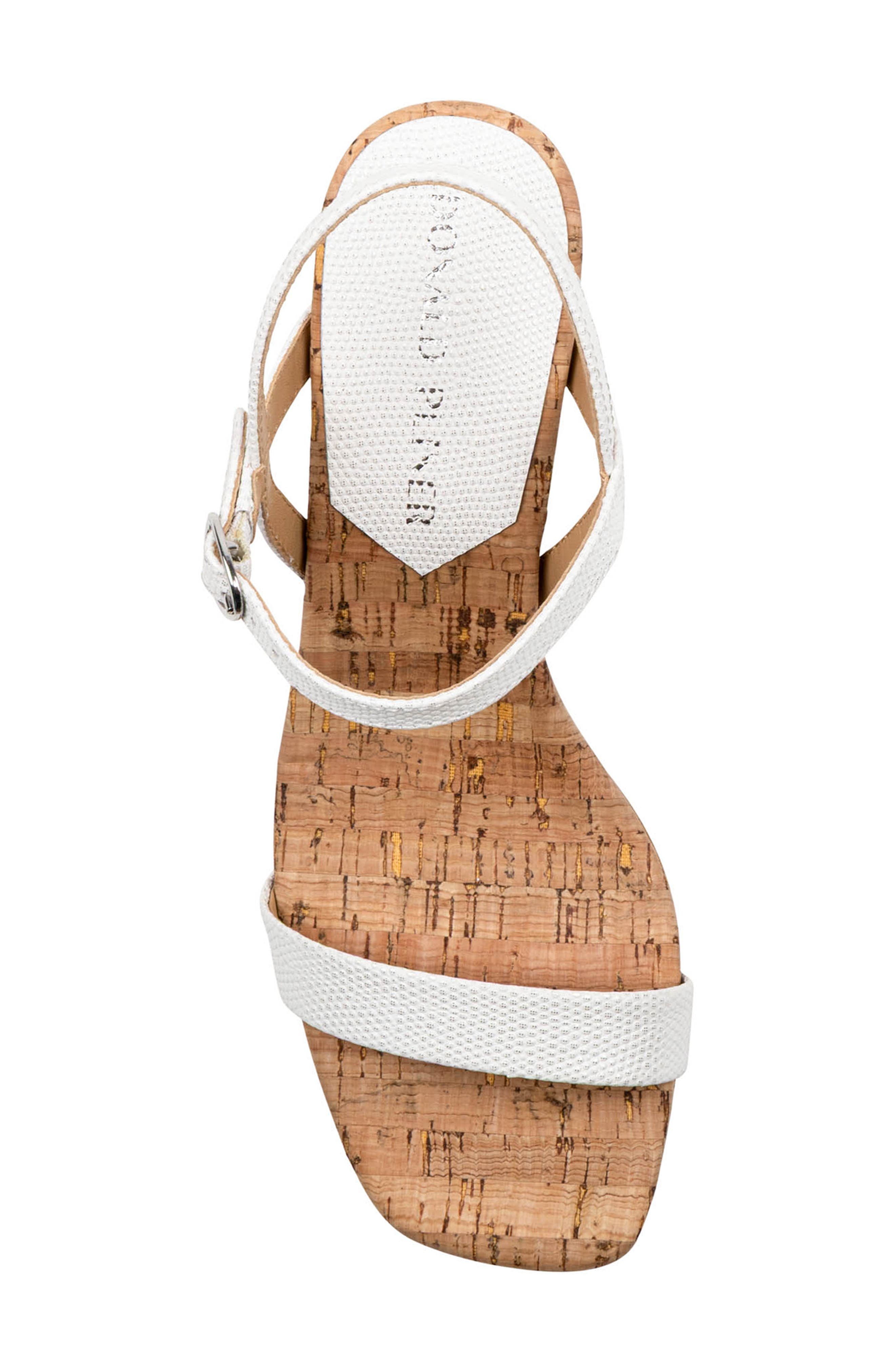 Donald Pliner Brazi Ankle Strap Sandal, Alternate, color, Porcelain