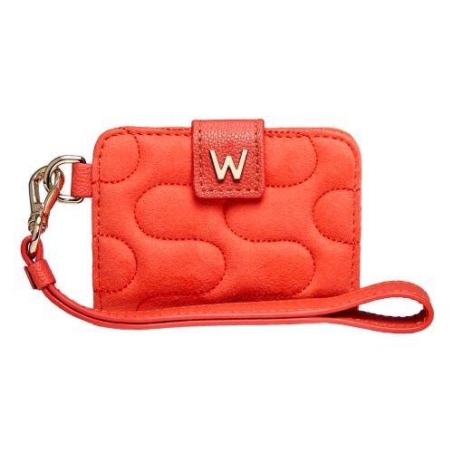 Wolf Mimi Swirl Card Case In Radiant Red