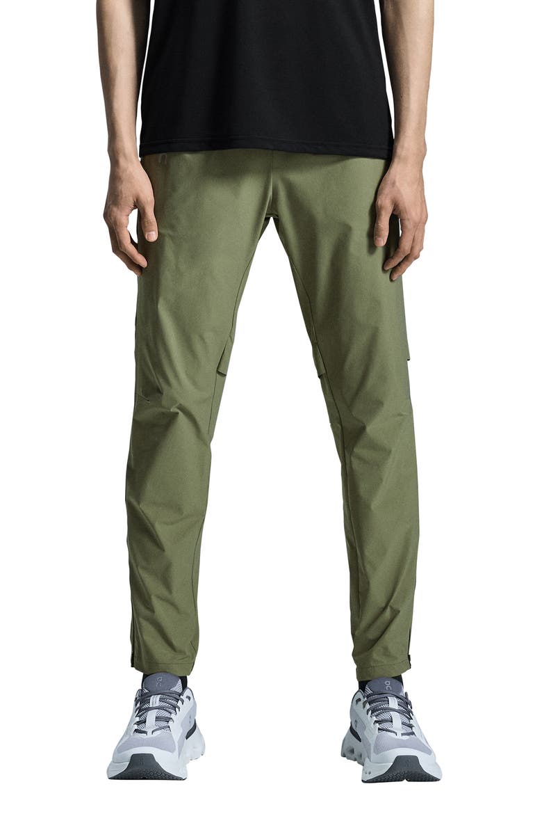 Core Zip Cuff Pants, Main, color, TAIGA