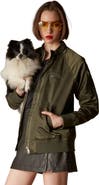 Members Only Women's Satin Bomber Jacket