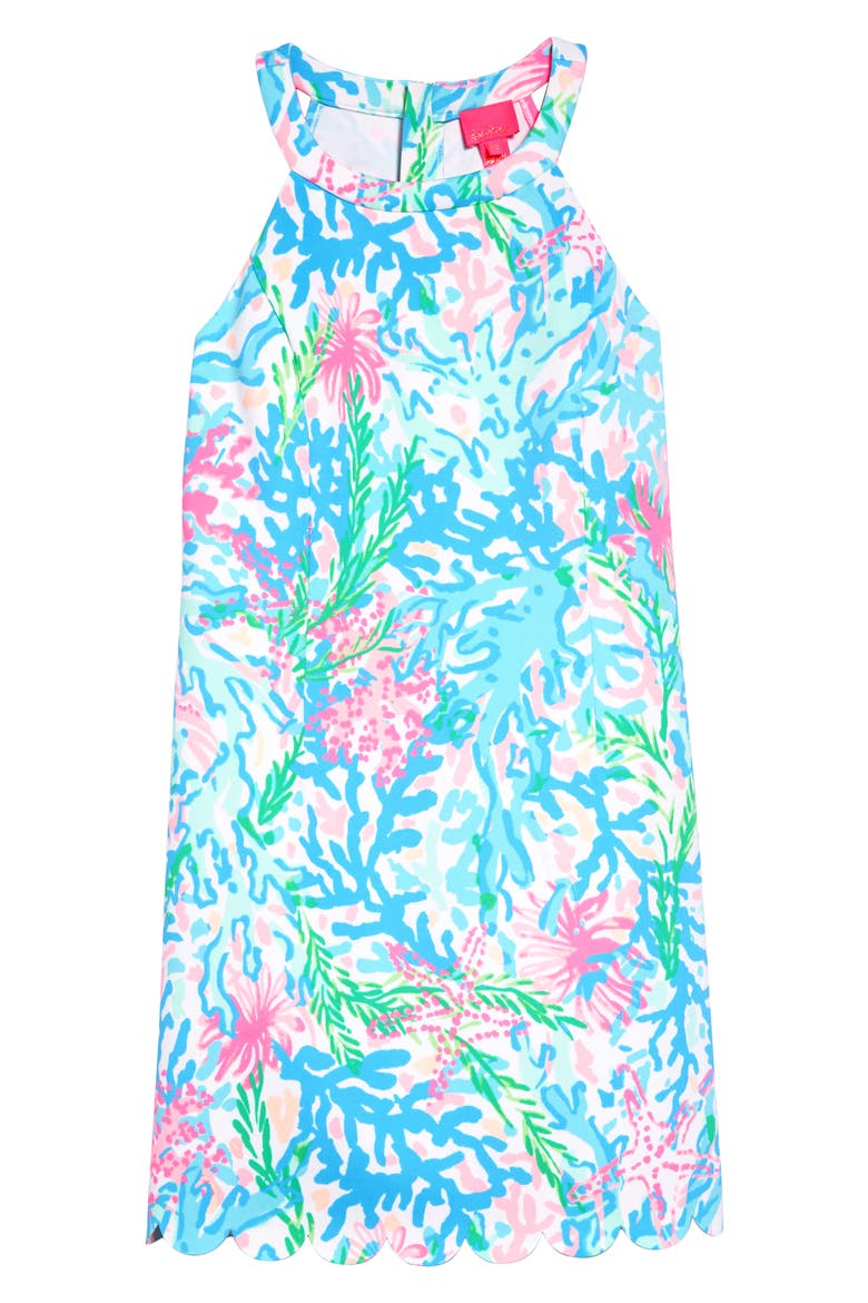 Sophelia Shift Dress, Main, color, MULTI CORAL BAY