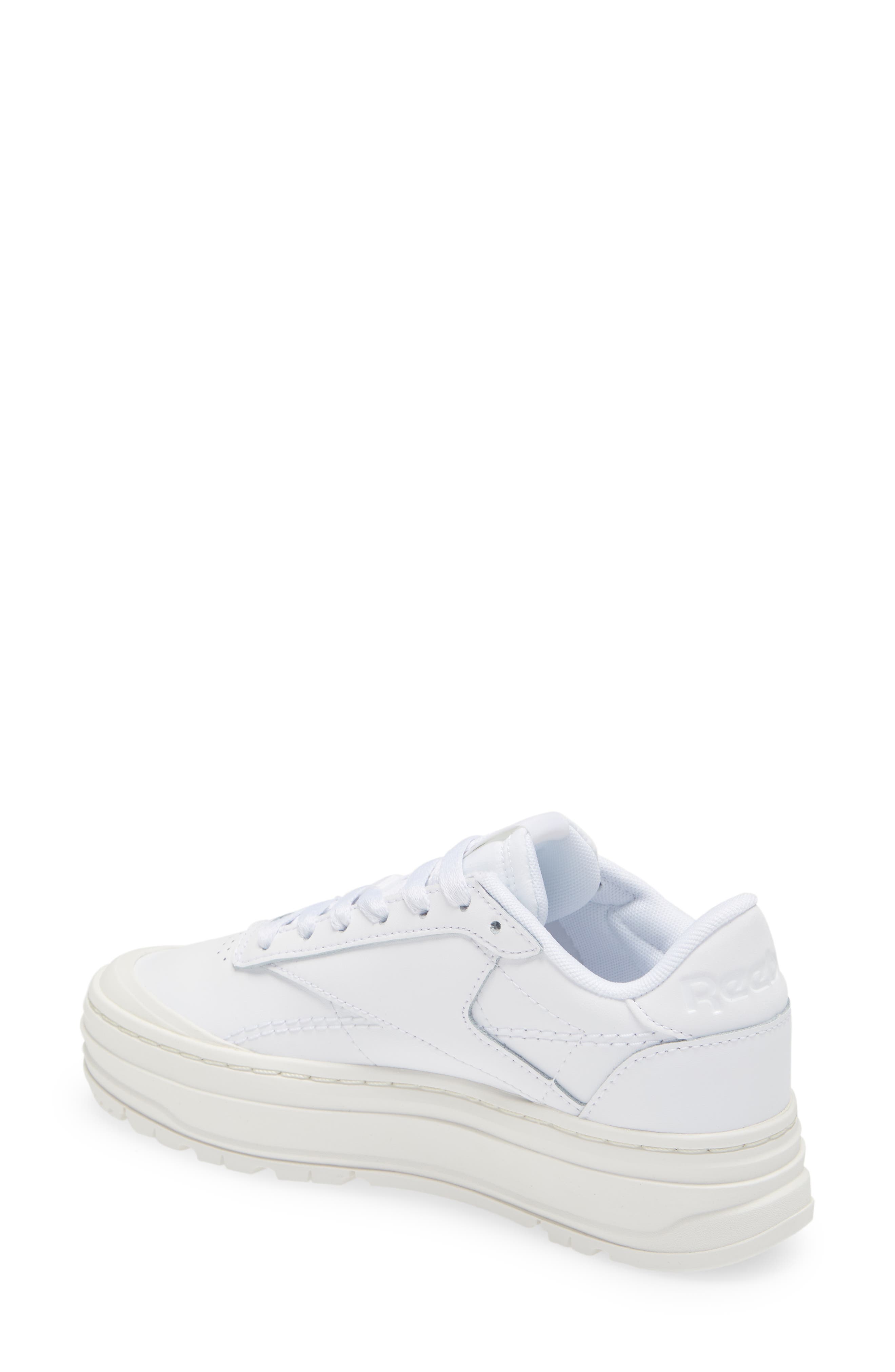 Reebok Club C Double Geo Platform Sneaker, Alternate, color, 