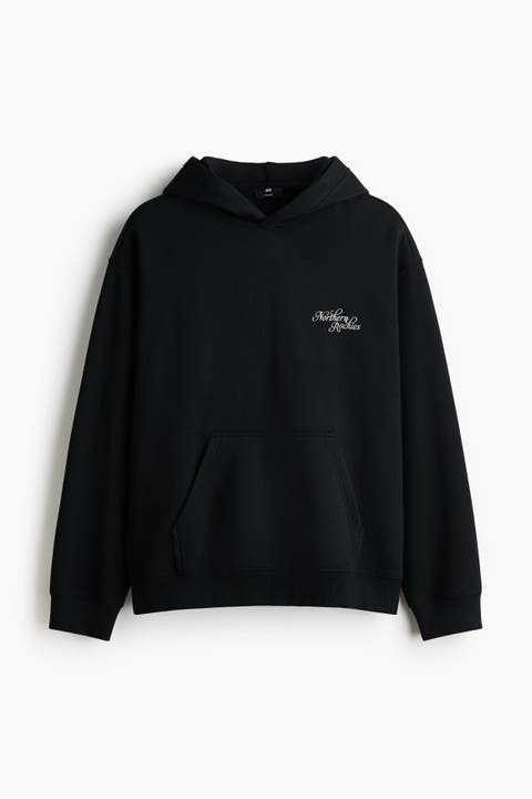 Relaxed Fit Printed Hoodie