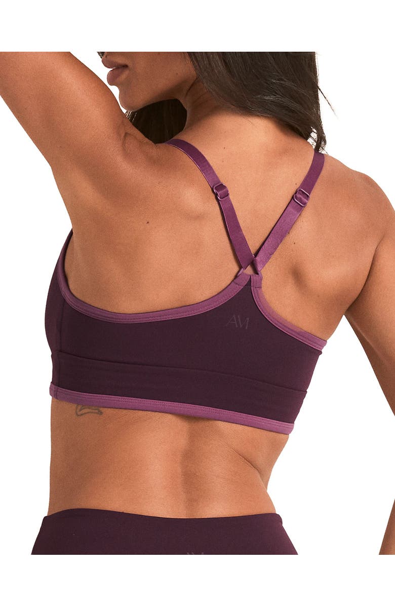 Adore Me Clarity Sports Bra, Alternate, color, Dark Purple