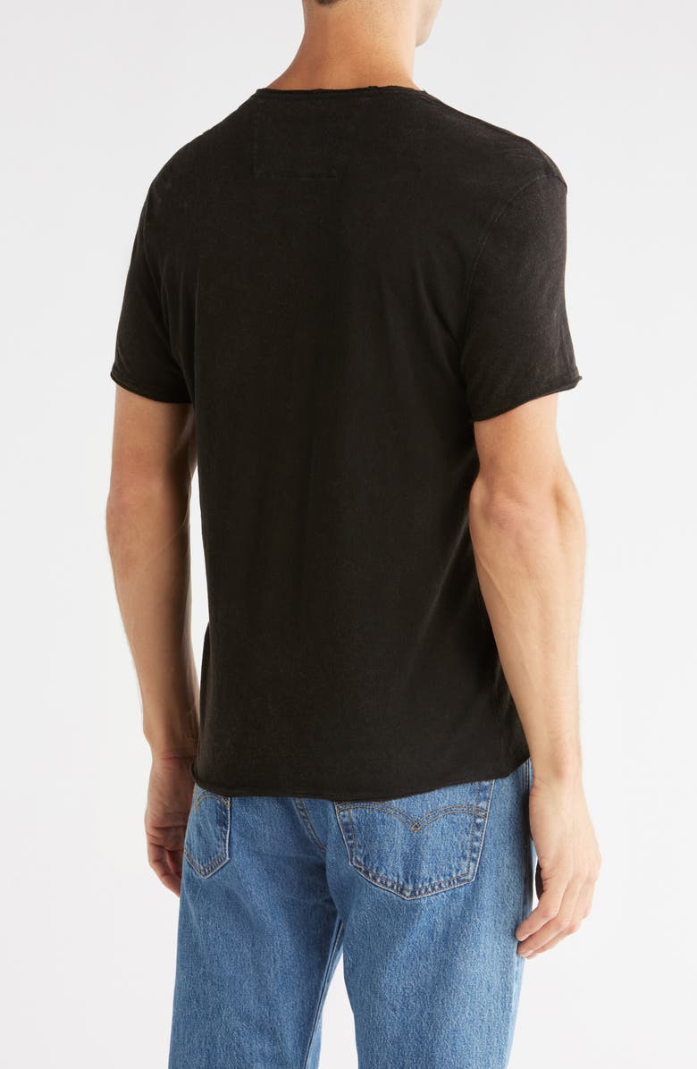 John Varvatos Broken Crown Organic Cotton Graphic T-Shirt, Alternate, color, Black