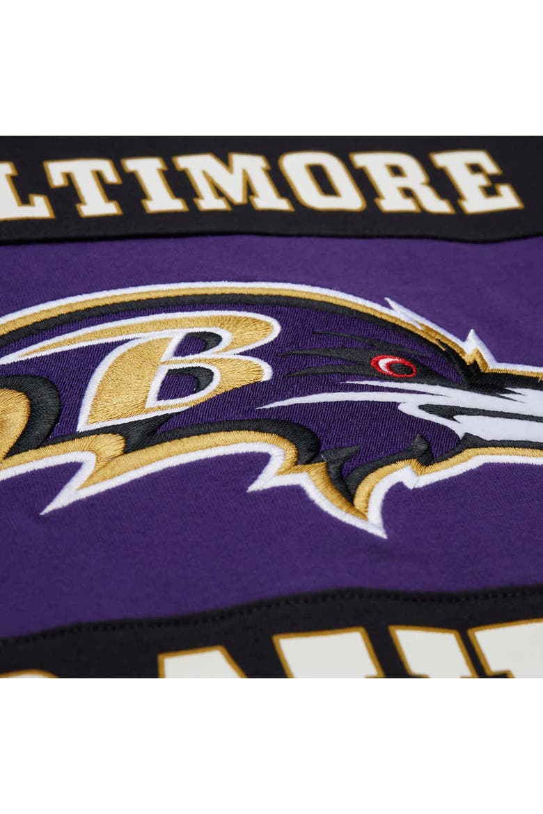Men's Mitchell & Ness Black Baltimore Ravens Retro Colorblock Tank Top, Alternate, color, Black
