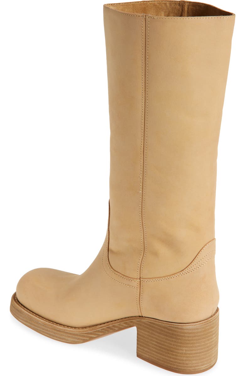 Jeffrey Campbell Reflect Platform Boot, Alternate, color, Natural Natural Stack