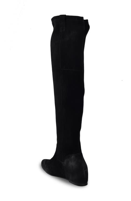 Zigi Knee High Boot In Black Suede