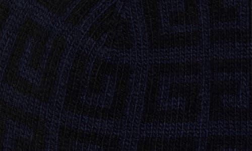 Givenchy Double Face Knit Beanie In Black