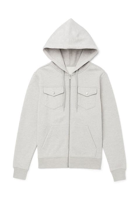 Mens Heavyweight Zip Hoodie Jacket