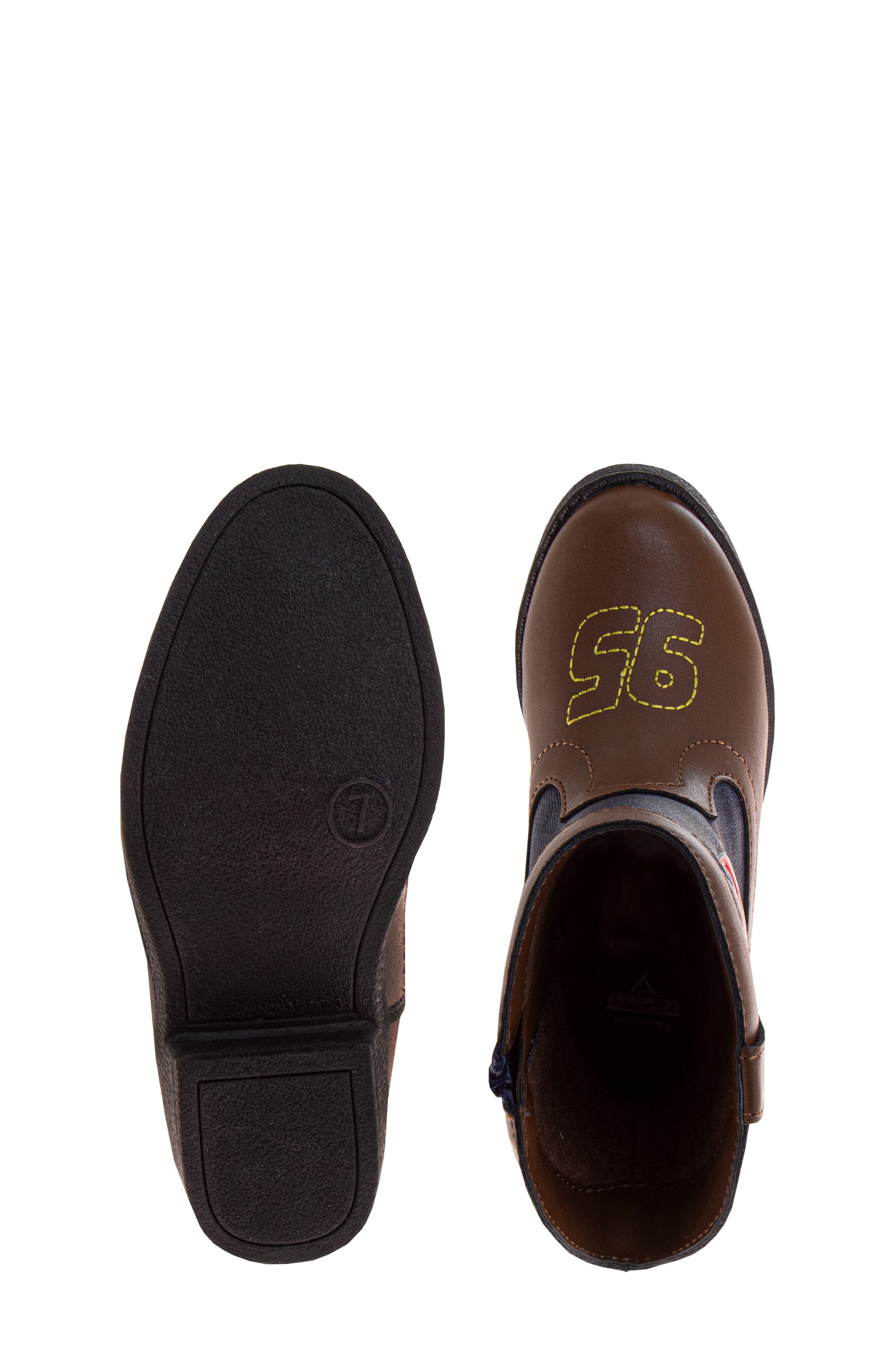 JOSMO Kids' Disney Cars Cowboy Boot, Alternate, color, Brown