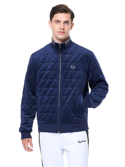 Redi Quilted Velour Bomber Jacket