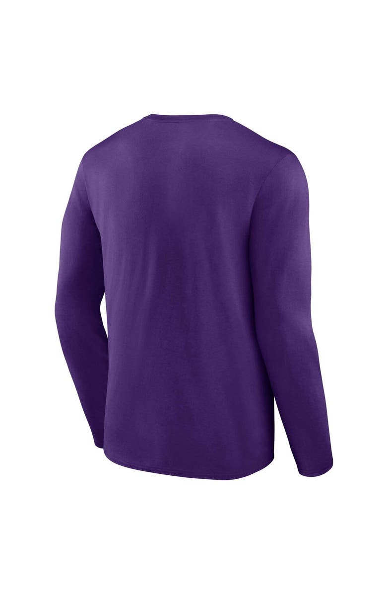 PROFILE Men's Profile Purple LSU Tigers Big & Tall Two-Hit Graphic Long Sleeve T-Shirt, Alternate, color, 