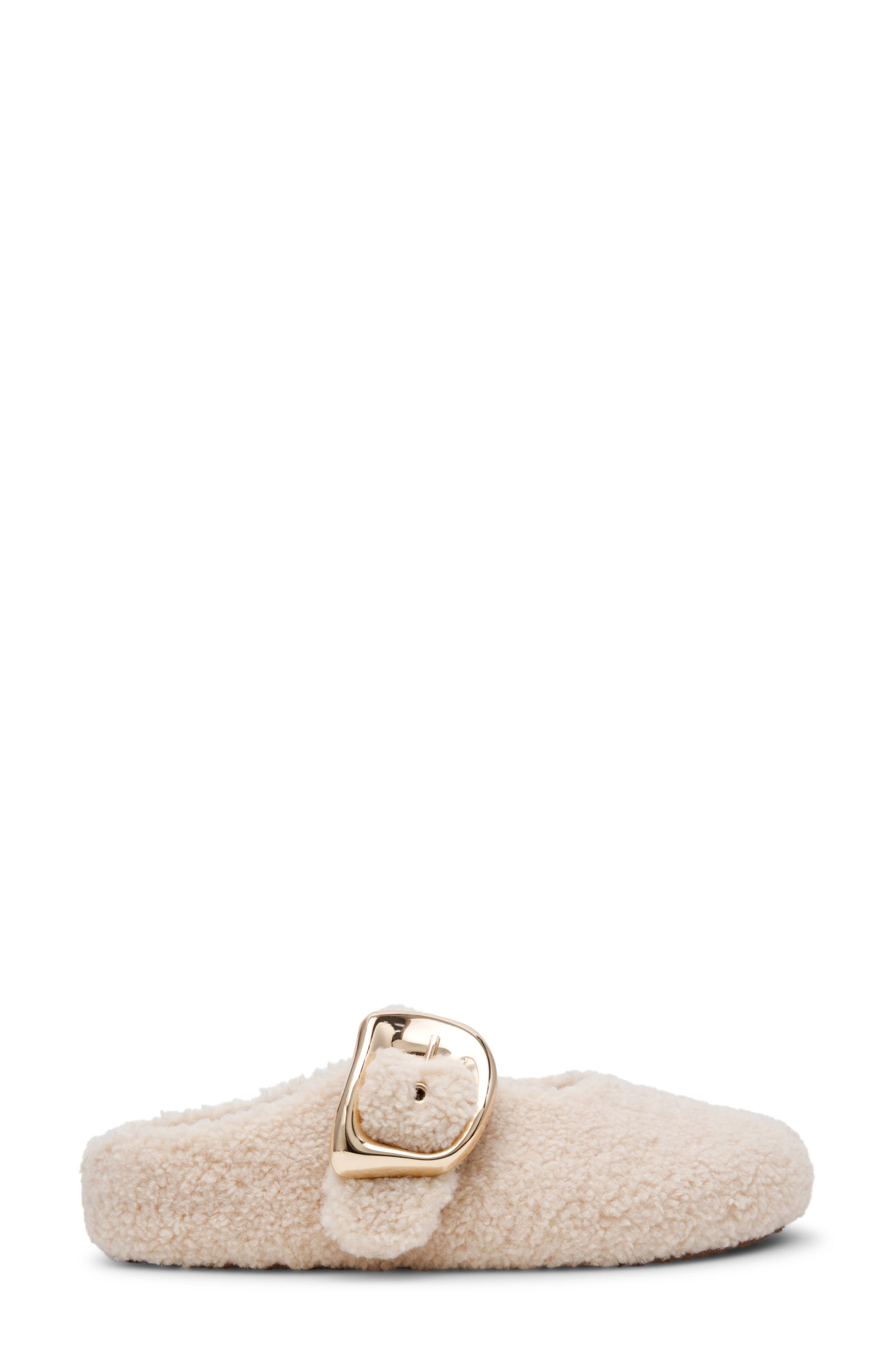 Steve Madden Cloudy Faux Shearling Mule, Alternate, color, 