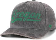 '47 Men's '47 Gray Oregon Ducks Reclaim Snow Wash Corduroy Hitch Adjustable Hat