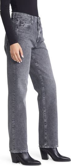 Alexxis High Waist Straight Leg Jeans