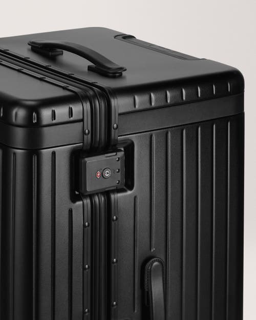 Carl Friedrik The Trunk Suitcase In Black/black