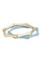 Set of 2 Bamboo Link Stretch Bracelets