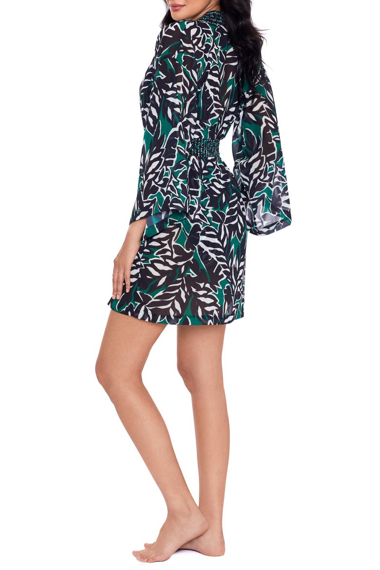 Palma Verde Cover-Up Robe, Alternate, color, BLM
