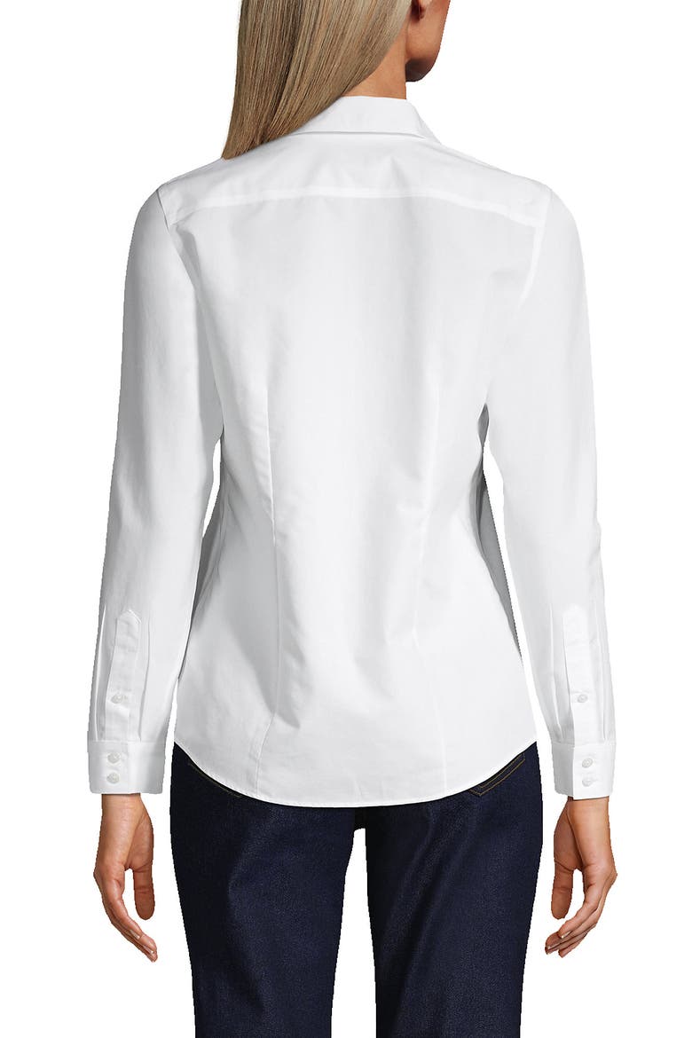 No Iron Supima Cotton Long Sleeve Shirt, Alternate, color, White
