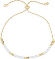 NORDSTROM RACK Faux Pearl Beaded Slider Bracelet