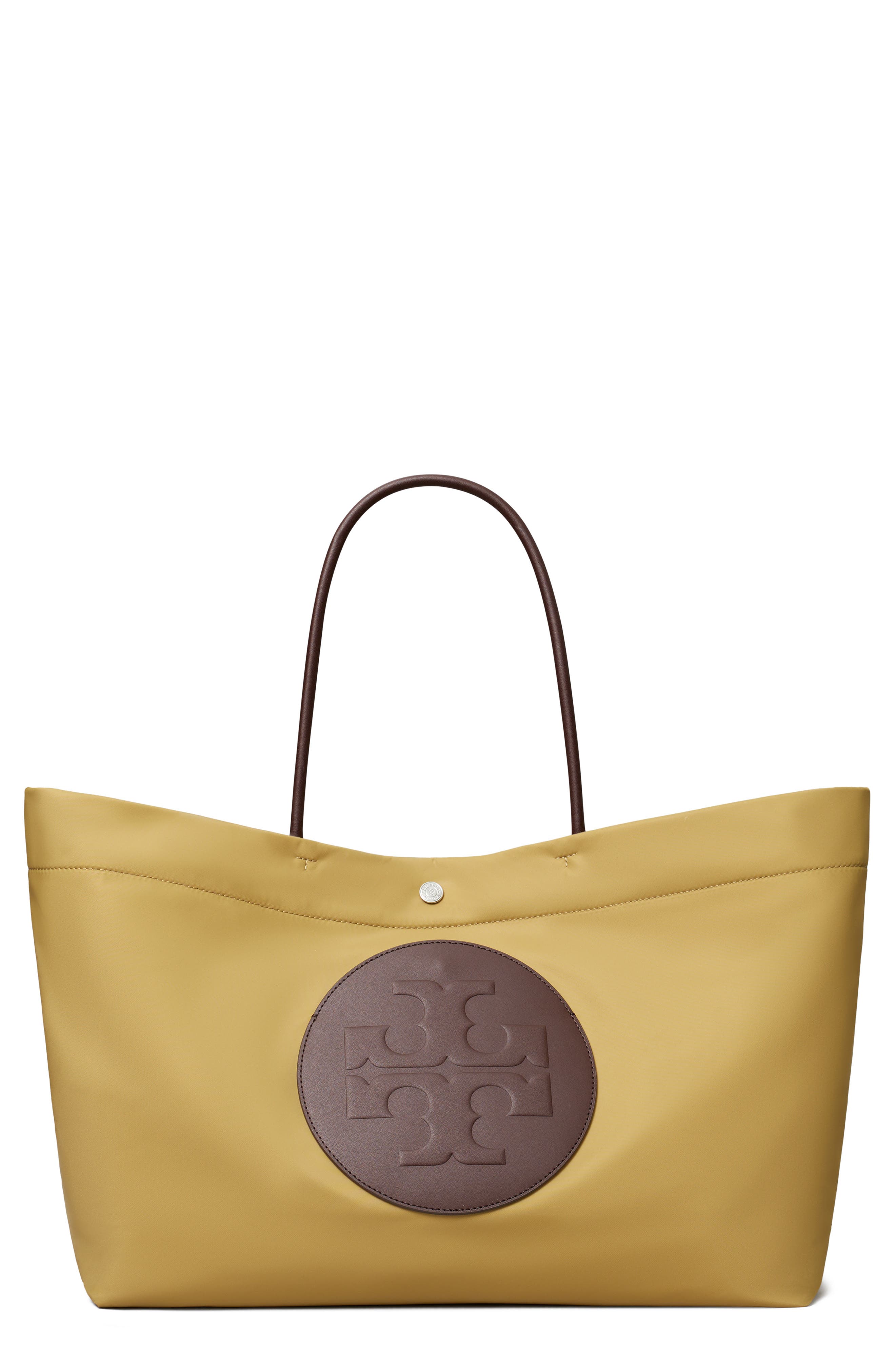 Tory Burch Ella Twist Tote, Main, color, Wheat