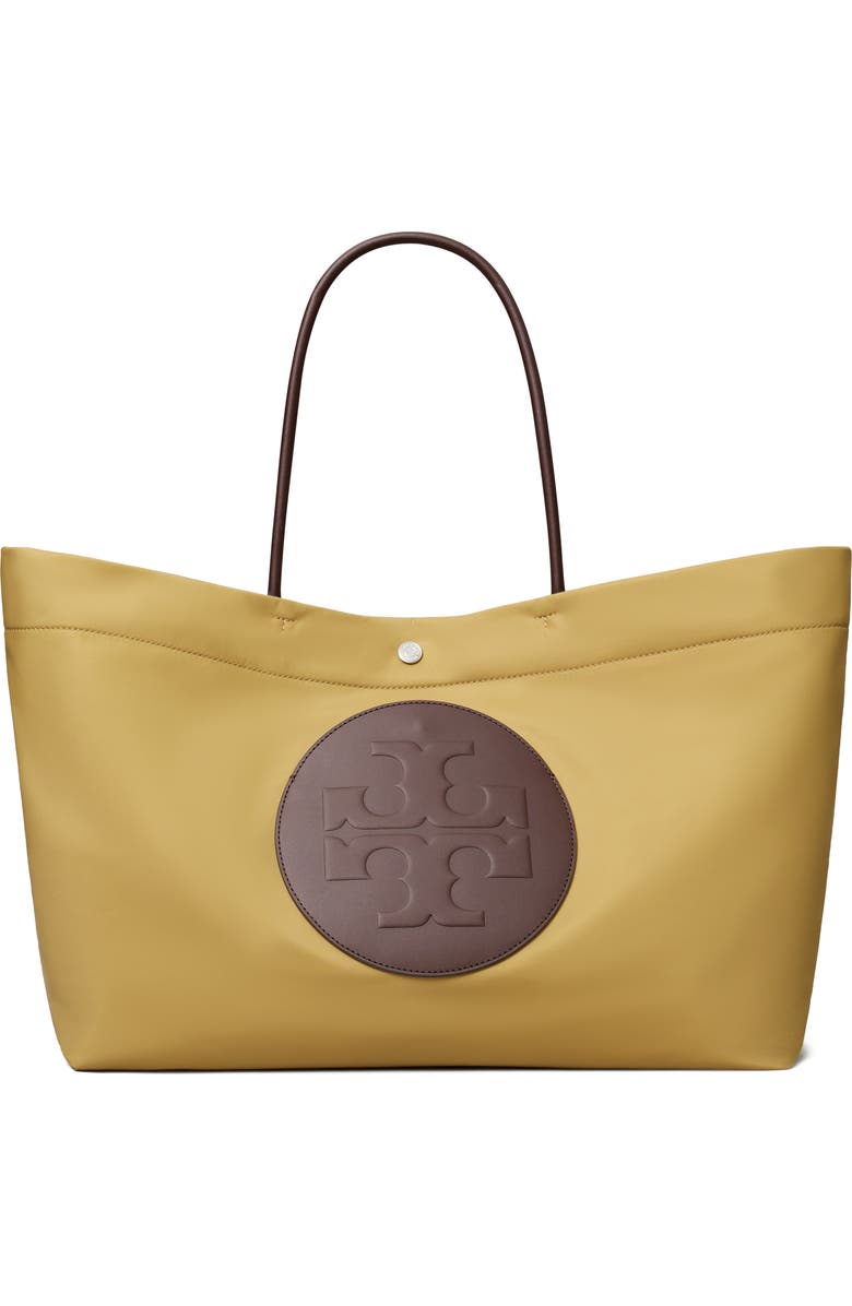 Tory Burch Ella Twist Tote, Main, color, Wheat